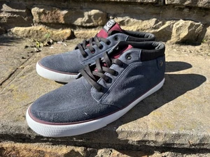 RARE Macbeth Hensley Skate Shoes Men's UK 10 Mid Top Vintage 2000’s Tom delonge - Picture 1 of 8