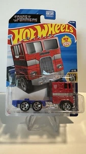 New 2025 Hot Wheels Optimus Prime 104/250 HW Screen Time 6/10 Transformers - Picture 1 of 3