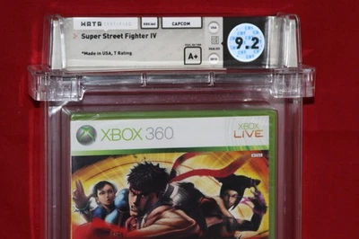 Super Street Fighter IV (Microsoft Xbox 360, 2010) WATA Graded 9.2 A+ - Image 1 of 3