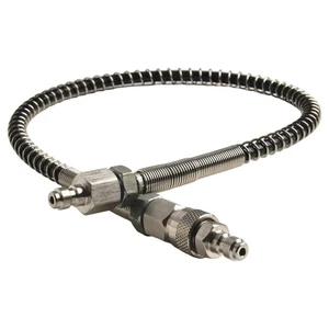 20 Inch Hose for HPA Air Fill Station 4500psi Stainless Steel Fittings - Picture 1 of 12