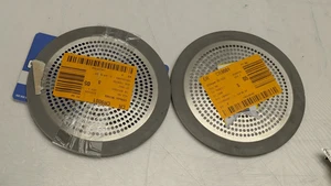 Pack of 2 Everbilt Shower Drain Strainer 5-3/4 in. Diameter Stainless Steel - Picture 1 of 4