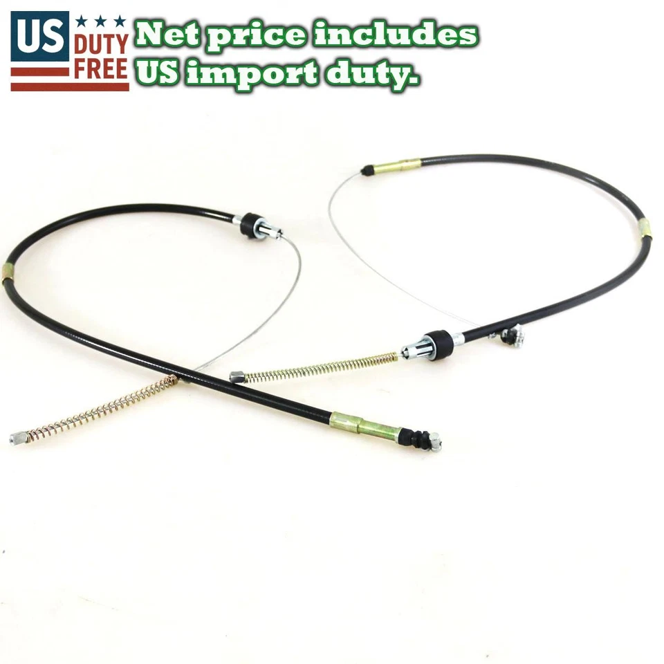 NUEVO PARA TOYOTA COROLLA KE70 75 TE71 72 1979-1987 JUEGO DE CABLES DE FRENO TRASERO DIESTRO/DERECHO Foto 1 de 4