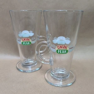 Pair FRIENDS Central Perk Latte Coffee Mug, Tea Drink Glasses - Picture 1 of 5