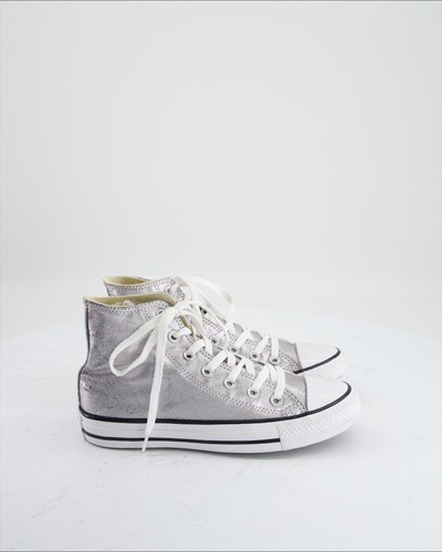 Converse Scarpe Sneakers Donna In Tela Col. Argento EU 37 5