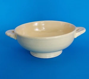 Vintage Fiesta cream soup bowl Ivory Art Deco cottage country traditional 1930s - Picture 1 of 11