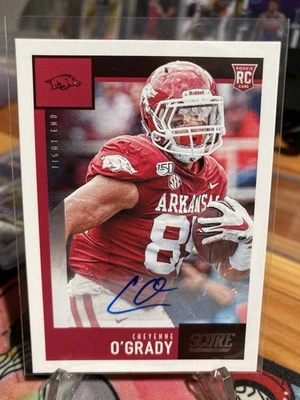 2020 Score - Rookies Cheyenne O'Grady #402 Signatures (AU, RC) - Image 1 of 2