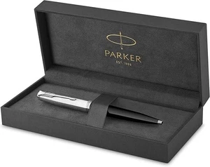 Parker 51 Ballpoint Pen Black Barrel & Chrome Trim | Medium Point & Black Refill - Picture 1 of 7