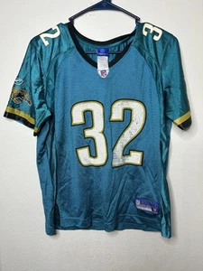 Vintage Jacksonville Jaguars Reebok Jersey Womens Large Teal #32 Jones-Drew - Picture 1 of 10