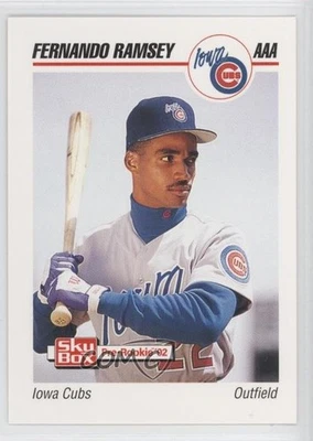 1992 SkyBox Pre-Rookie Iowa Cubs Fernando Ramsey #216 - Image 1 of 2