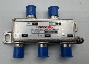 NEW Linear 2514 ChannelPlus 4-Way Splitter/Combiner DC IR Passing S1-C300 - Picture 1 of 3