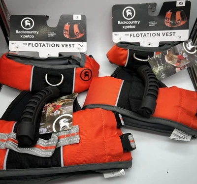 Dispositivo de flotación Backcountry x PetCo talla XS o SM NUEVO con etiquetas naranja/negro Foto 1 de 4