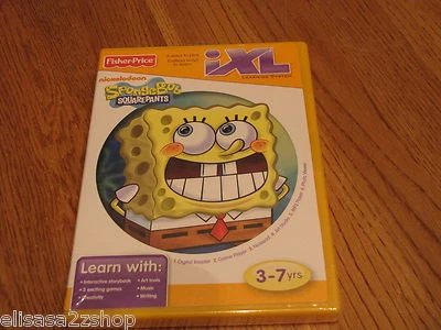 Spongebob squarepants IXL learning system game 3-7 yrs NEW Fisher price writing  - Image 1 of 2