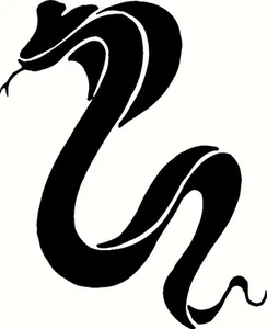 Cobra Schlange Vinyl Aufkleber Abziehbild - Größe & Farbe wählbar - Bild 1 von 2