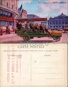 PUBBLICITA' AUTOMOBILE-DION BOUTON-GARAGES NAGLIATI FIRENZE-C30-147 - Picture 1 of 1