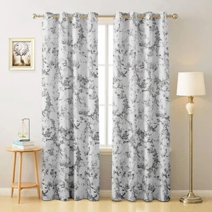 Cloth Fusion Velvet Door Curtain 7 feet Set of 2 - Picture 1 of 5