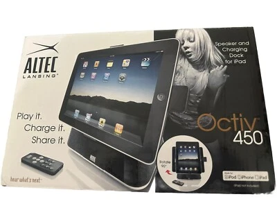iPad Speaker Dock compatible with iPhone Altec Lansing Octiv Stage MP450 30-Pin - Image 1 of 4