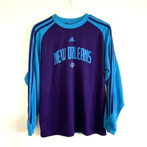 Adidas x New Orleans Vintage HORNETS Game Day Basketball NBA Shirt Youth Gr. L - Bild 1 von 4