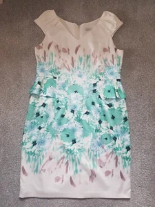 Ladies Kaliko Floral Dress Size 18 Lined - Picture 1 of 14