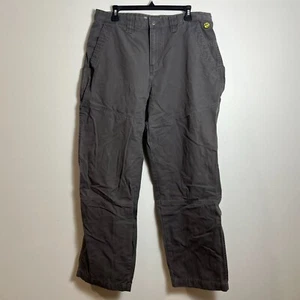 Y2K North Face Hose 36 grau A5 Serie weites Bein große Taschen Canvas Baumwolle robust - Bild 1 von 7