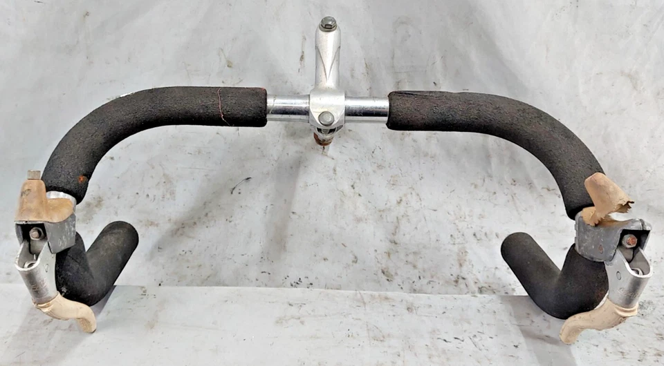 Manillar Peugeot Dropbar AVA 1" Vástago Pluma Mafac Palancas de Freno Palancas de Cambio Envío EE. UU. Foto 1 de 4