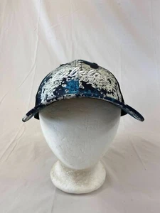 Cabelas Club Baseball Cap Snapback Hat Mesh Camouflage Blue Outdoors Adjustable - Picture 1 of 10