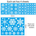 Christmas Window Stickers Snowflake Art Decal Wall Home Xmas Decoration Reusable