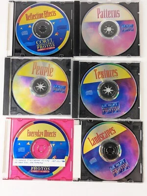 Corel Professional Photos CD Royalty Free Images Clip Art, 7 Discs Vintage - Image 1 of 2