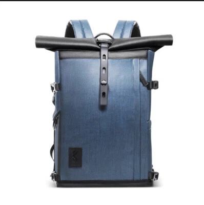 K&F CONCEPT Roll Top Camera Backpack for DSLR Laptop Shoulder Bag Waterproof - Image 1 of 4