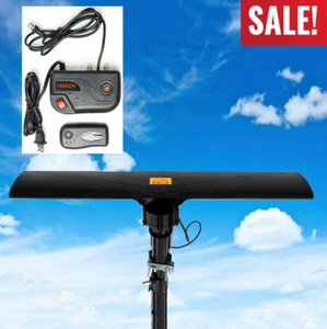 990Miles High Power Outdoor Amplified HD TV Antenna High Gain 20±3dB UHF/VHF/FM - Picture 1 of 12