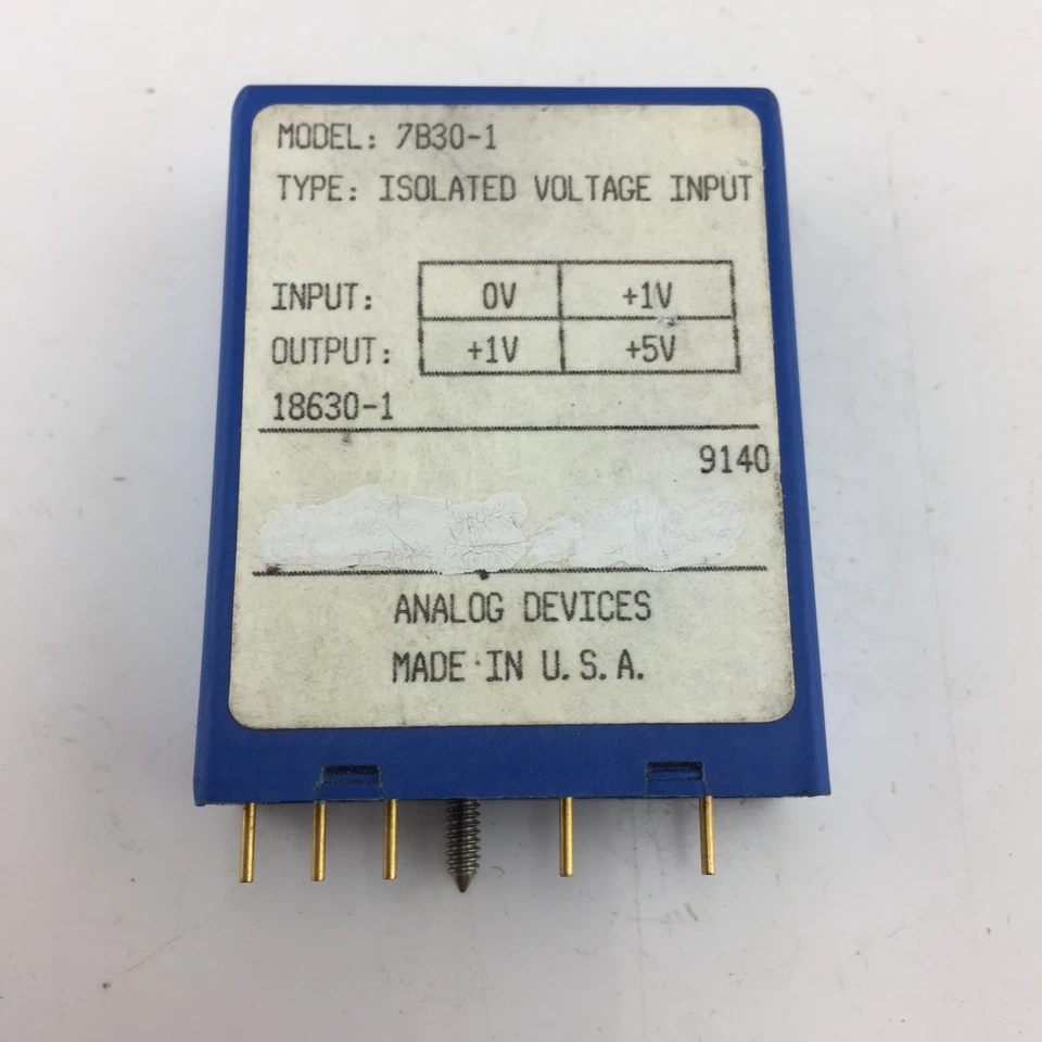 ANALOG DEVICES 7B30-1 Isolated Voltage Input  (0-1V) Output (1 - 5V) - Image 1 of 1