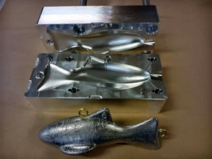 Molde de peso pesado para peces dragado - 8 libras - mecanizado CNC - pesos de desmontaje - Imagen 1 de 3
