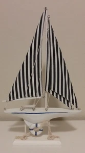 Home Accents Wooden Sailboat - Picture 1 of 8