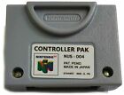 N64 Controller Pak NUS-004 OEM Official Nintendo 64 Memory Card - Tested & Works