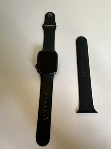 Apple Watch SE 45MM Midnight Aluminum Midnight Sport Band A2727 - Picture 1 of 11