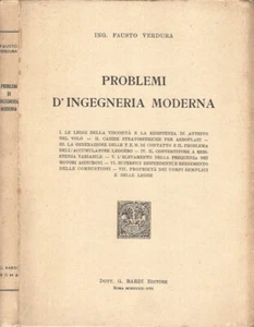 Problemi d'ingegneria moderna. . Fausto Verdura. 1939. . - Foto 1 di 1