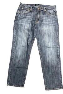 Pantalones de mezclilla azules ajustados de pierna recta Lucky Brand para hombre 36X30 221 Lucky You A6 - Imagen 1 de 14