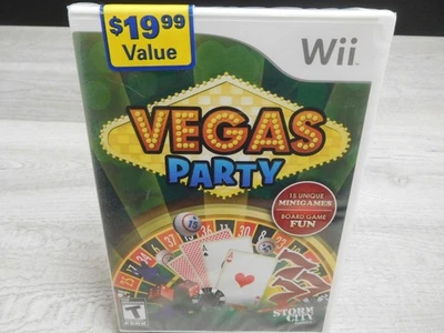 NEW SEALED Vegas Party 2009 Nintendo Wii CIB Complete Video Game - Image 1 of 4
