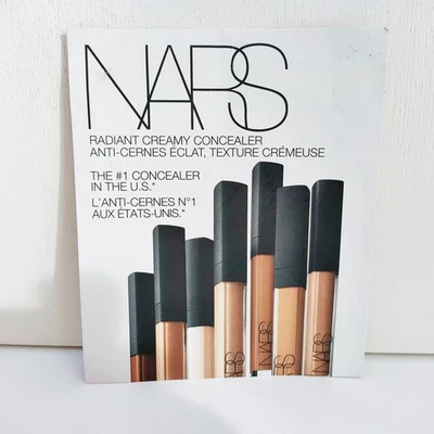 NARS Radiant Creamy Concealer 4 shades Sample Tester Card, Brand NEW! - Image 1 of 3