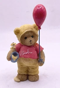 Enesco Cherished Teddies Winnie The Pooh Bear Holding Balloon 3.5” - Picture 1 of 6