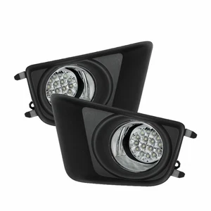 Spyder For Toyota Tacoma 2012-2015 Fog Light Pair LED Clear w/Switch - Picture 1 of 3