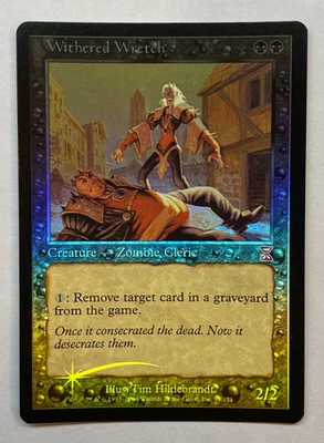 MTG - Withered Wretch - FOIL - Time Spiral Timeshifted - Image 1 of 2