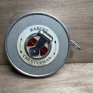 Vintage Rabone Chesterman No.22w Maßband 50ft Made in England - Bild 1 von 6