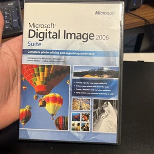Microsoft Digital Image Suite 2006 PC, zestaw 2 płyt, edycja zdjęć i organizowanie - Zdjęcie 1 z 4