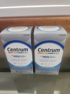 2 x box Centrum for Men 50+ Multivitamin 60 Tablets Dietary Supplement A to Zinc - Picture 1 of 6