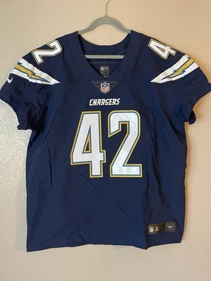 Camiseta deportiva para hombre talla 52 nueva sin etiquetas Los Angeles Chargers Uchenna nueva con etiquetas #42 Nike azul marino Foto 1 de 4