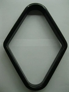NEW Billiards 9 Ball Pool Table Rack Heavy Duty Black Plastic - Picture 1 of 1