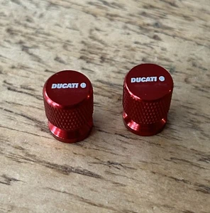 Tappi Valvola Moto Ducati Accessori Metallo Tappi Parapolvere - Foto 1 di 2