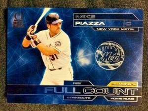 2000 Pacific Omega Mike Piazza Full Count Insert Card 