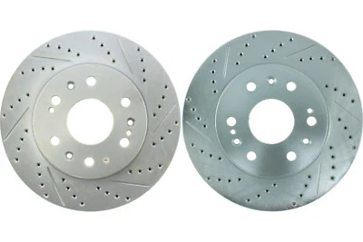 Par de rotores de freno de disco delanteros para Chevrolet Silverado 1500 2005-2019 (43727) Foto 1 de 4