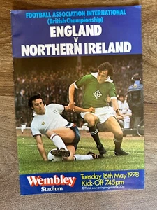 England v Northern Ireland 16/5/78 - Picture 1 of 1